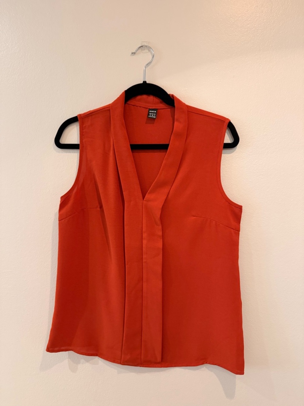 Sleeveless V-Neck Blouse Never Worn